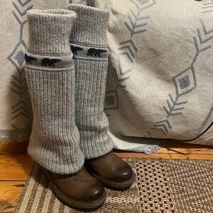 RARE Sorel Tall Sweater Wedge Boots Size 8